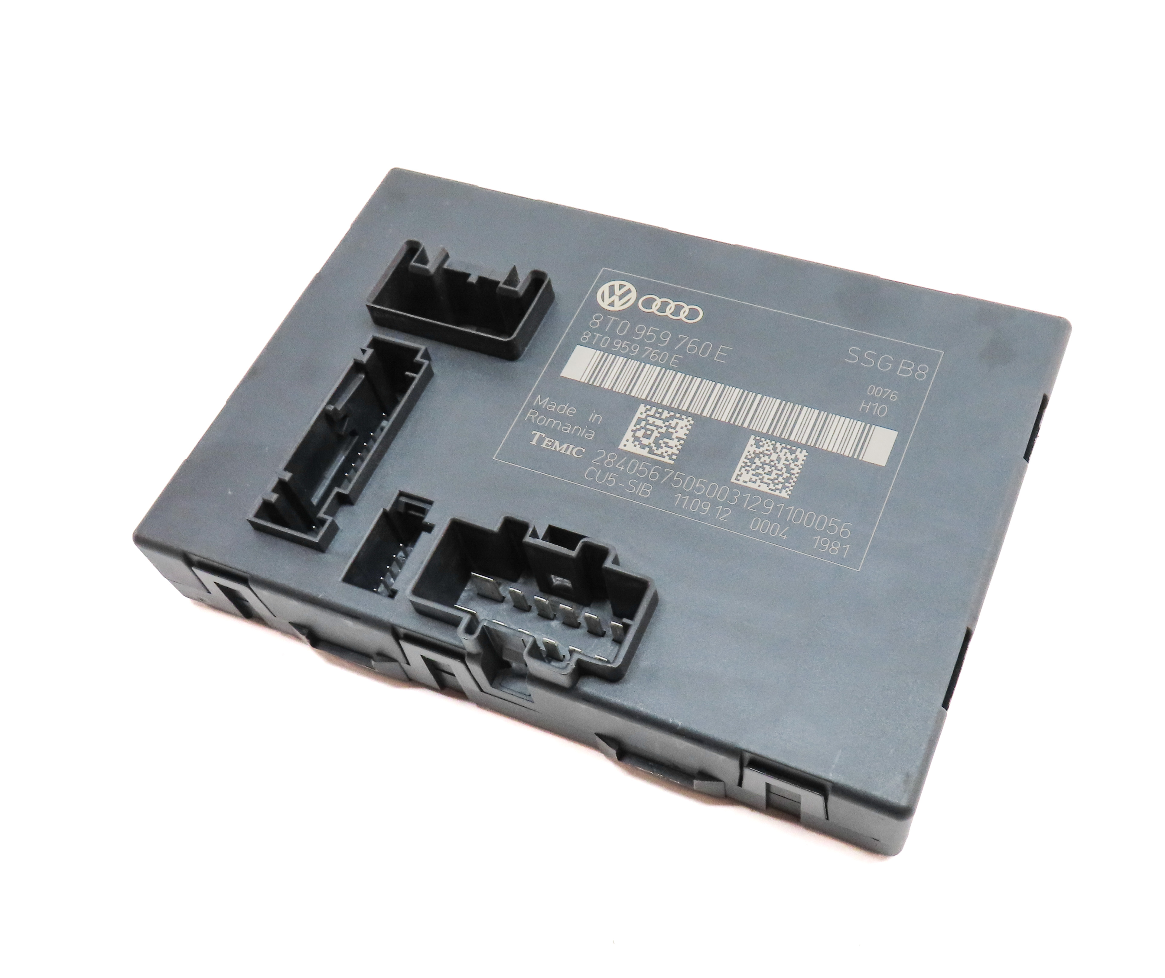 10-17 AUDI A5 B8 8T FRONT LEFT OR RIGHT MEMORY (NON SPORT) SEAT CONTROL MODULE — exact item pictured
